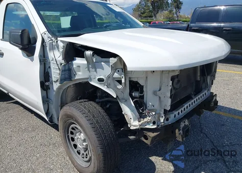 2021 Chevrolet Silverado 1500 2Wd Long Bed Wt из США, поврежденный, VIN 3GCNWAEH6MG122968